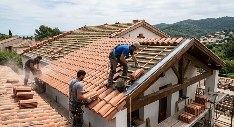 Clay Roof Installation in Fredericksburg, VA