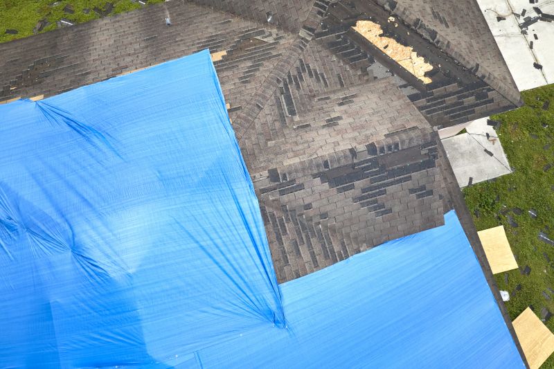 Tarping for Roof Repairs